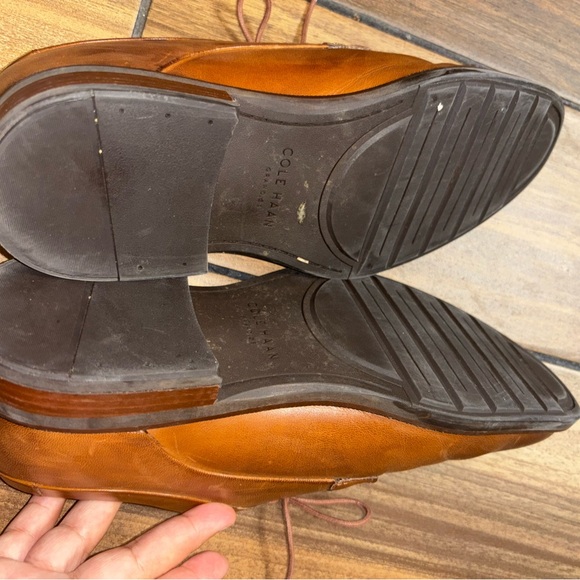 Cole Haan Brown Leather Grand.OS Oxford Shoes Mens Size US 7 main image 6